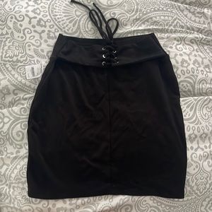 Body con black skirt